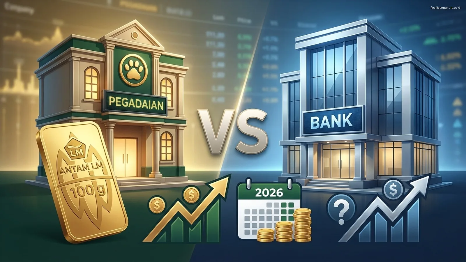 Investasi Emas Antam 2026: Pegadaian vs Bank, Mana Lebih Untung? Investasi Emas Antam 2026: Pegadaian vs Bank, Mana Lebih Untung?