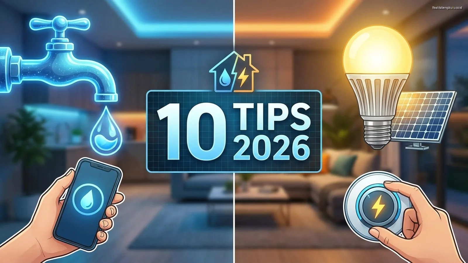 Menghemat Air dan Listrik di Rumah: 10 Tips Ampuh 2026 Menghemat Air dan Listrik di Rumah: 10 Tips Ampuh 2026