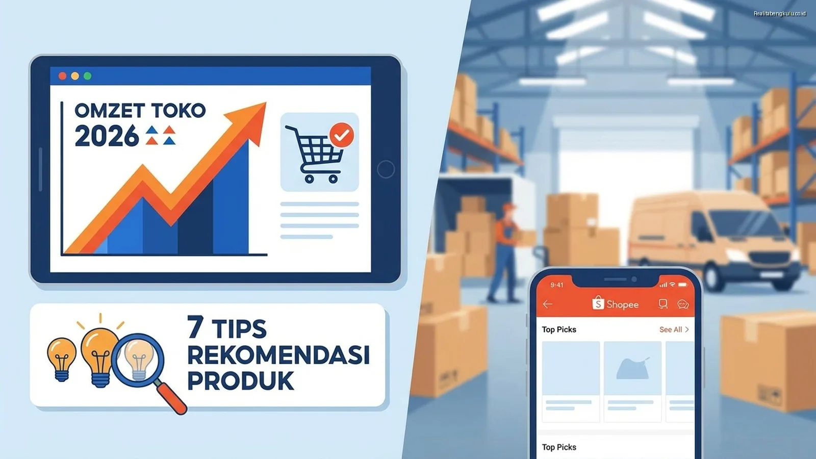 Omzet Toko Shopee 2026: 7 Tips Produk Masuk Rekomendasi
