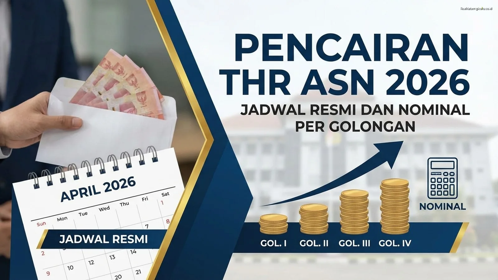 Pencairan THR ASN 2026: Jadwal Resmi dan Nominal per Golongan