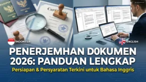 Penerjemahan Dokumen Resmi 2026: Panduan Lengkap ke Bahasa Inggris