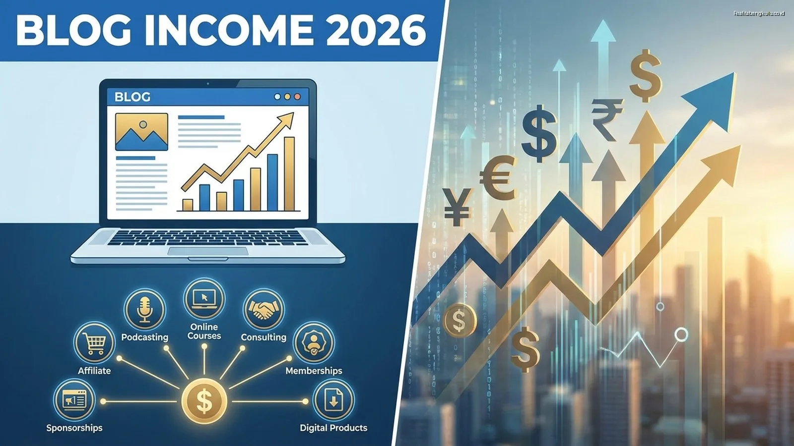 Penghasilan dari Blog 2026: 7 Cara Selain AdSense Penghasilan dari Blog 2026: 7 Cara Selain AdSense