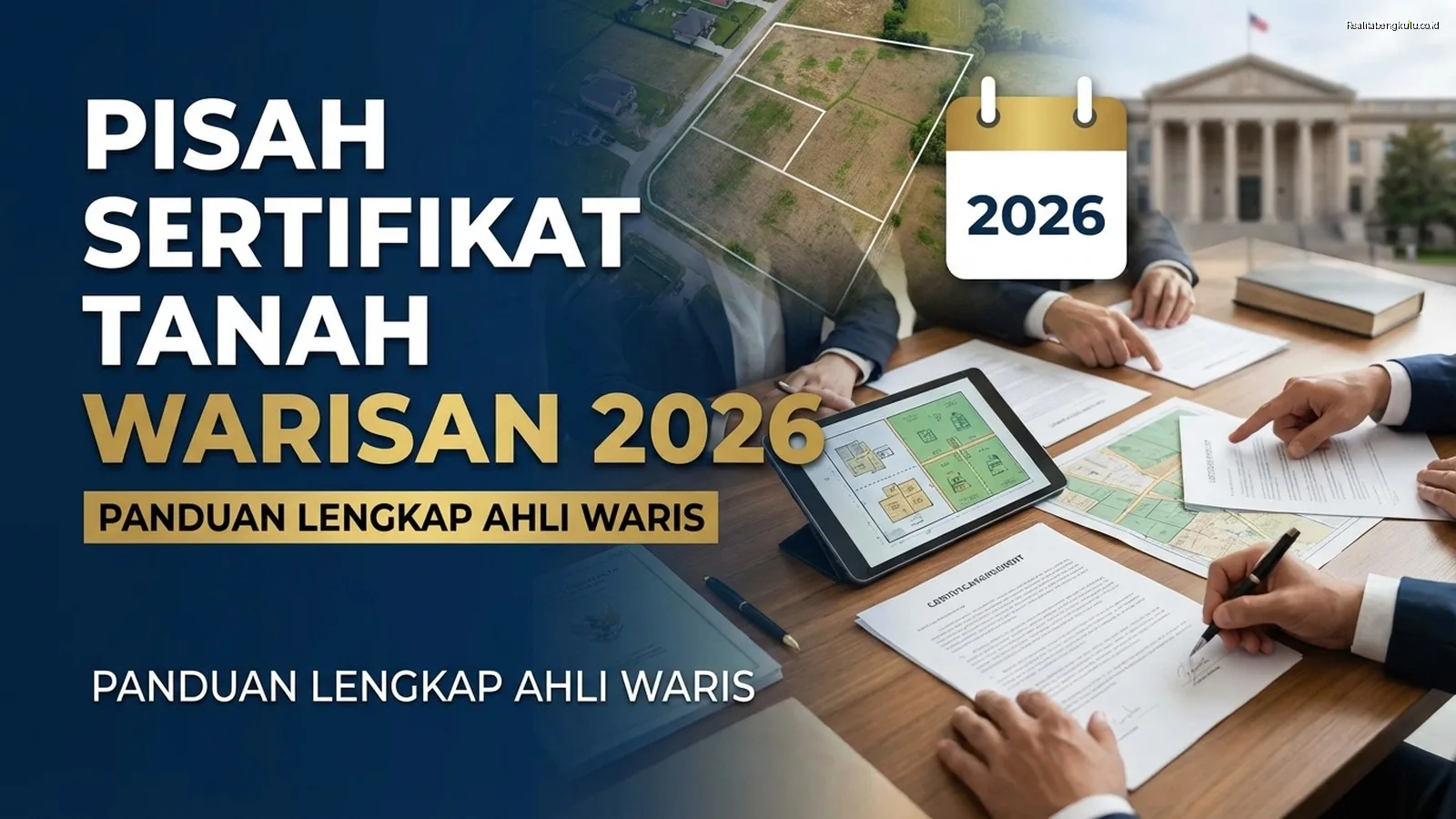 Pisah Sertifikat Tanah Warisan 2026: Panduan Lengkap Ahli Waris Pisah Sertifikat Tanah Warisan 2026: Panduan Lengkap Ahli Waris