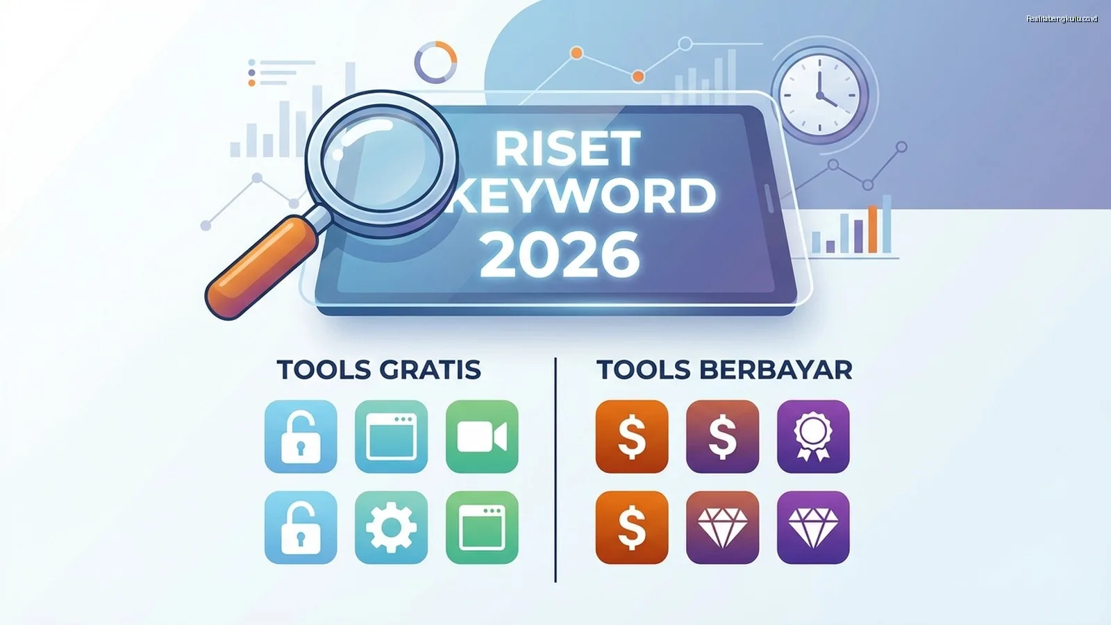 Riset Keyword 2026: Panduan Lengkap Tools Gratis & Berbayar Riset Keyword 2026: Panduan Lengkap Tools Gratis & Berbayar
