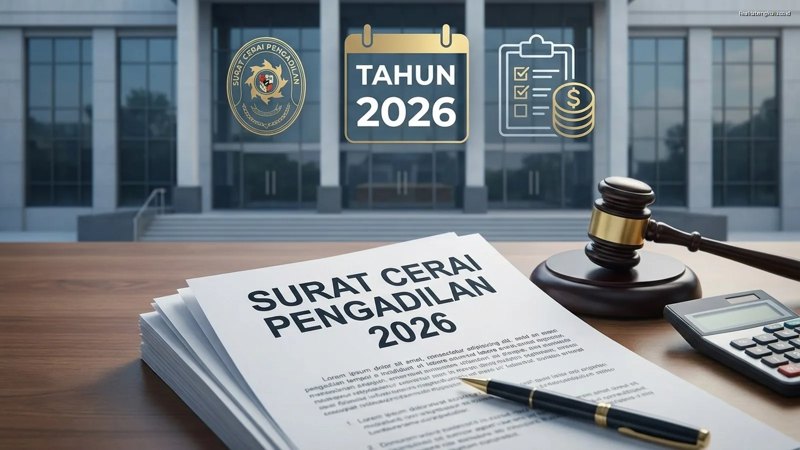 Surat Cerai Pengadilan 2026: Cara Mengurus & Biaya Perkara Surat Cerai Pengadilan 2026: Cara Mengurus & Biaya Perkara