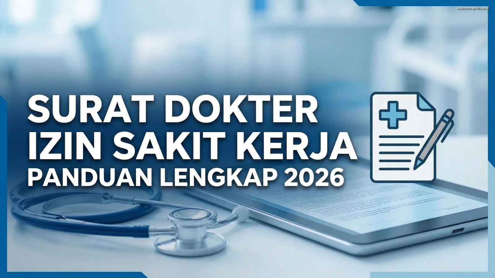 Surat Dokter Izin Sakit Kerja: Panduan Lengkap 2026 Surat Dokter Izin Sakit Kerja: Panduan Lengkap 2026