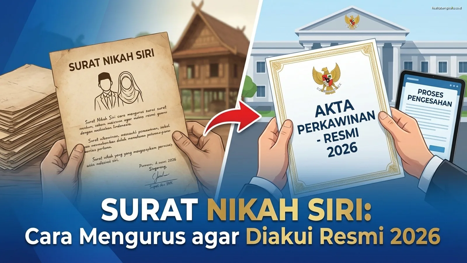 Surat Nikah Siri: Cara Mengurus agar Diakui Resmi 2026