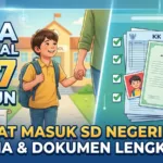 Syarat Masuk SD Negeri 2026: Usia Minimal & Dokumen Lengkap