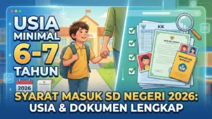 Syarat Masuk SD Negeri 2026: Usia Minimal & Dokumen Lengkap