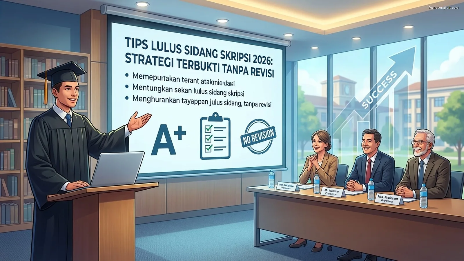 Tips Lulus Sidang Skripsi 2026: Strategi Terbukti Tanpa Revisi