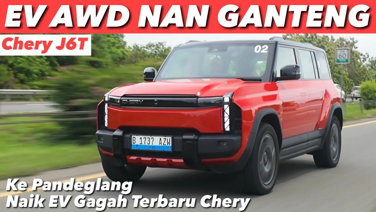 Chery J6T SUV Listrik – Test Drive Pandeglang Bikin Ketagihan