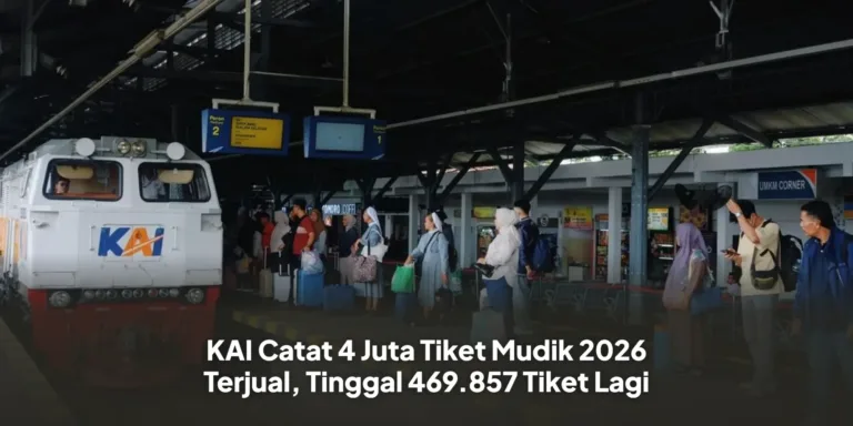 Mudik Lebaran 2026 – 4,7 Juta Tiket Kereta Api Ludes Terjual Mudik Lebaran 2026 – 4,7 Juta Tiket Kereta Api Ludes Terjual