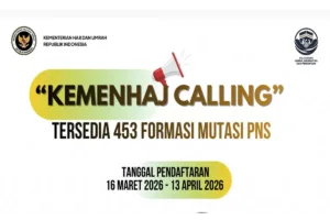 Mutasi PNS Kemenhaj 2026 – 453 Formasi Terbuka, Syarat & Cara Daftar Lengkap