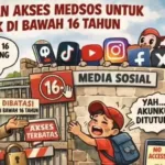 Pembatasan Media Sosial Anak di Bawah 16 Tahun Resmi Berlaku 2026