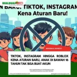Platform Digital TikTok dan Roblox Siap Hadapi Aturan Baru Pemerintah