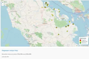 Titik Panas Riau 2026 – 213 Lokasi Kebakaran Terdeteksi
